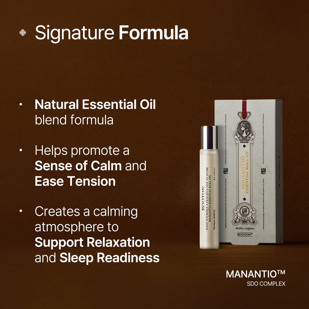 ROOTON Manantio™ Essential Roll-On 0.30 fl.oz (9ml) – Women Aromatherapy Oil for Stress Relief