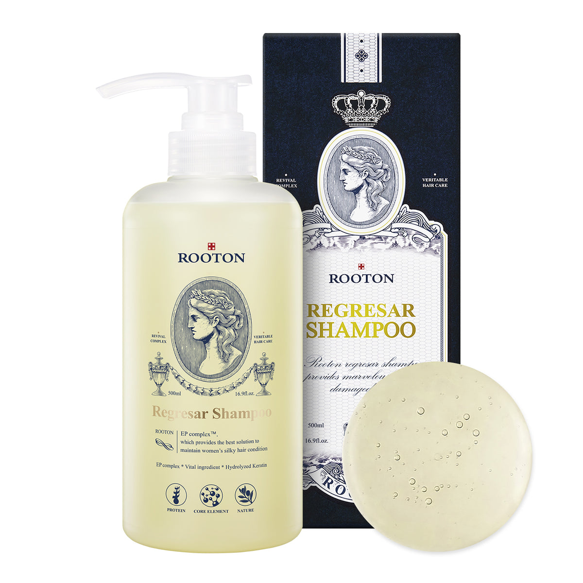 ROOTON Regresar™ Shampoo 16.9 fl.oz (500ml) – Women Protein Repair Formula for Damaged Hair